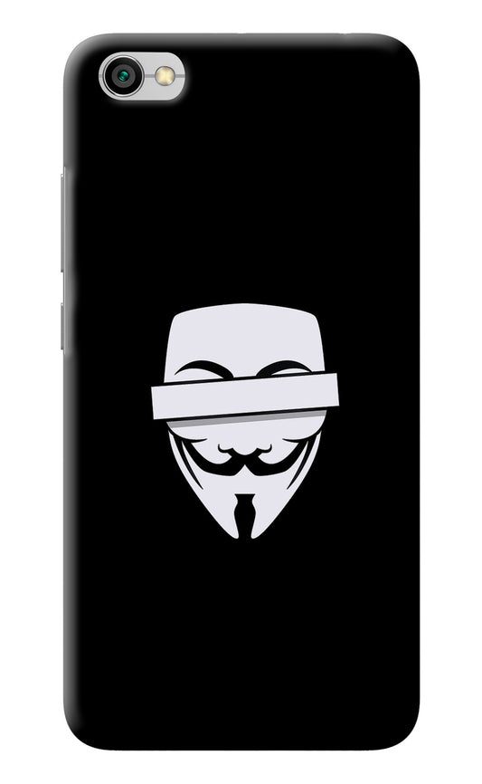 Anonymous Face Redmi Y1 Lite Back Cover