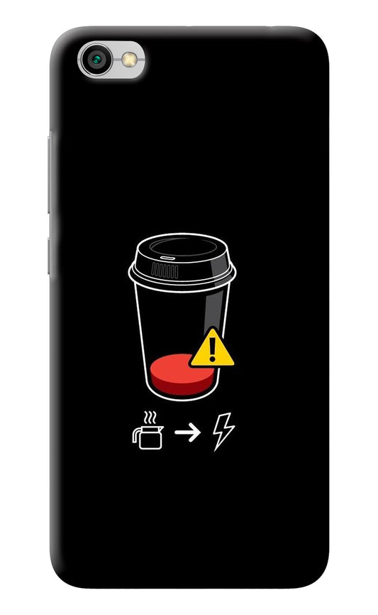 Coffee Redmi Y1 Lite Back Cover