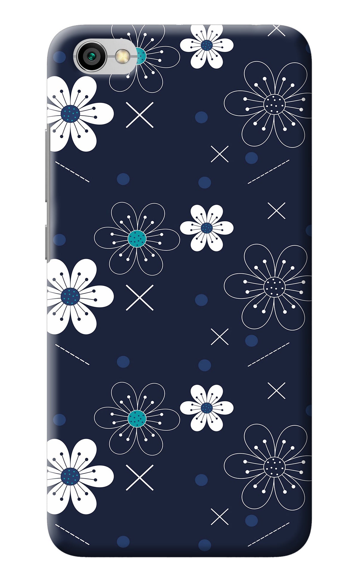 Flowers Redmi Y1 Lite Back Cover