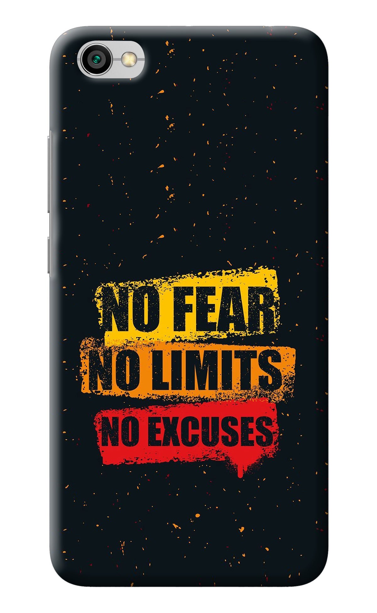 No Fear No Limits No Excuse Redmi Y1 Lite Back Cover