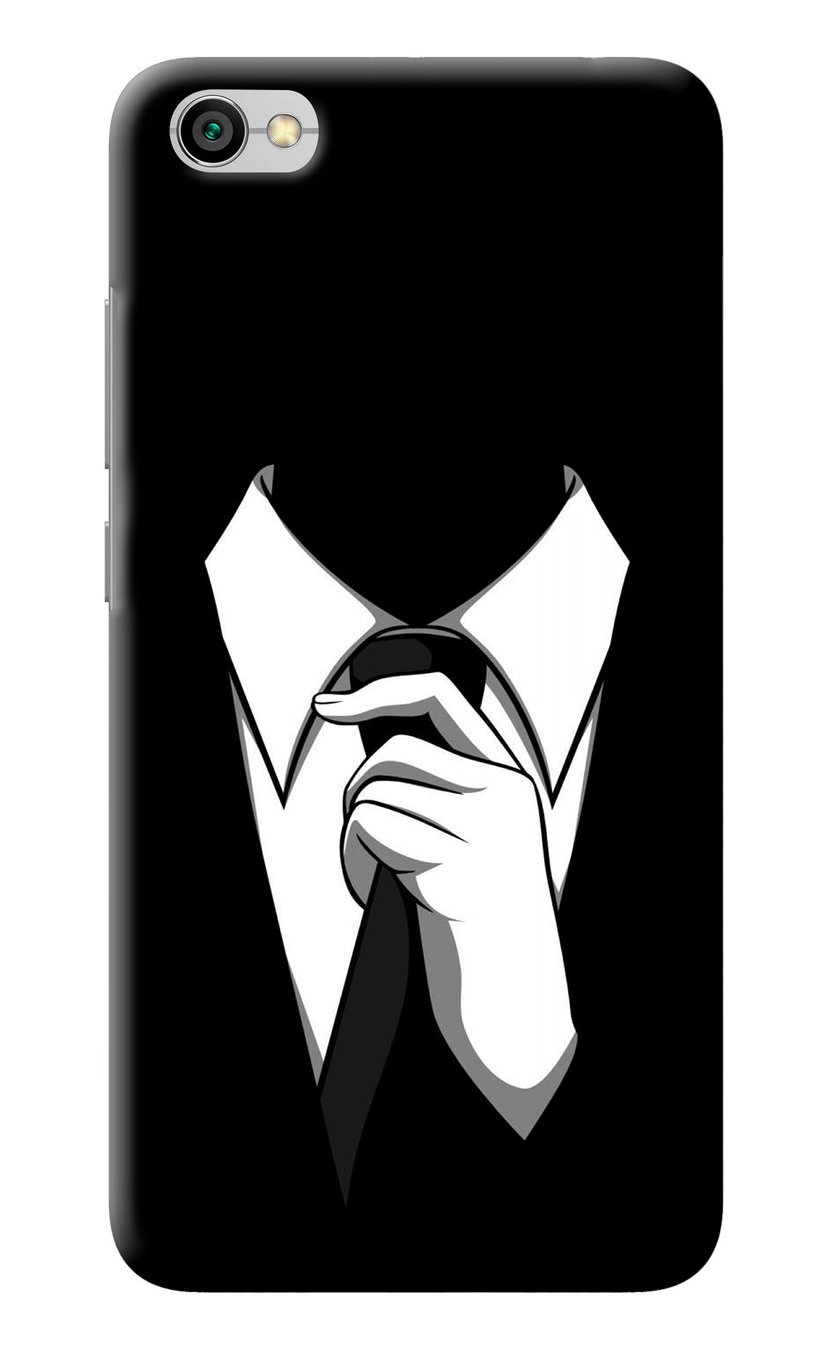 Black Tie Redmi Y1 Lite Back Cover