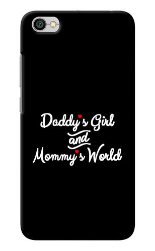 Daddy's Girl and Mommy's World Redmi Y1 Lite Back Cover