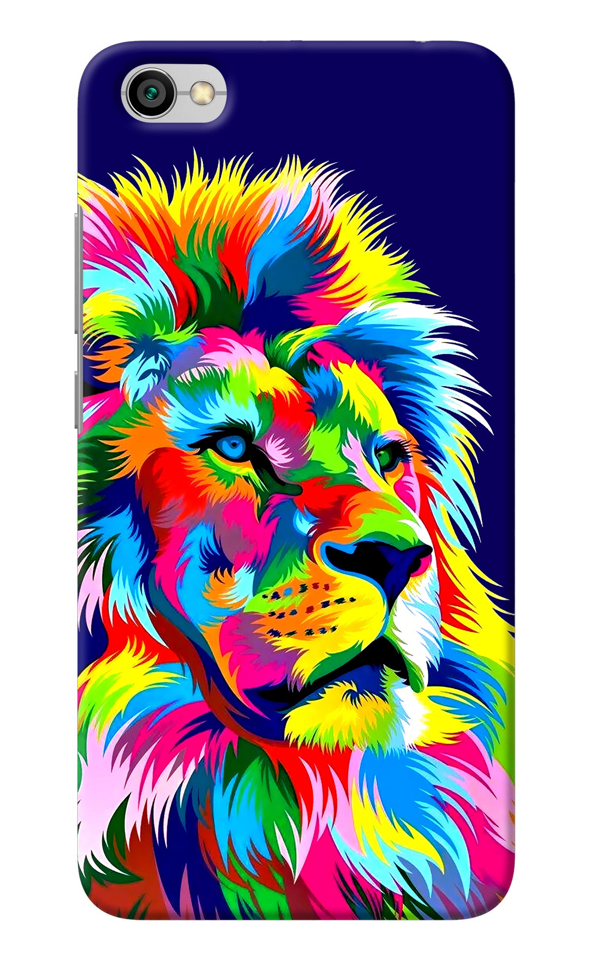 Vector Art Lion Redmi Y1 Lite Back Cover