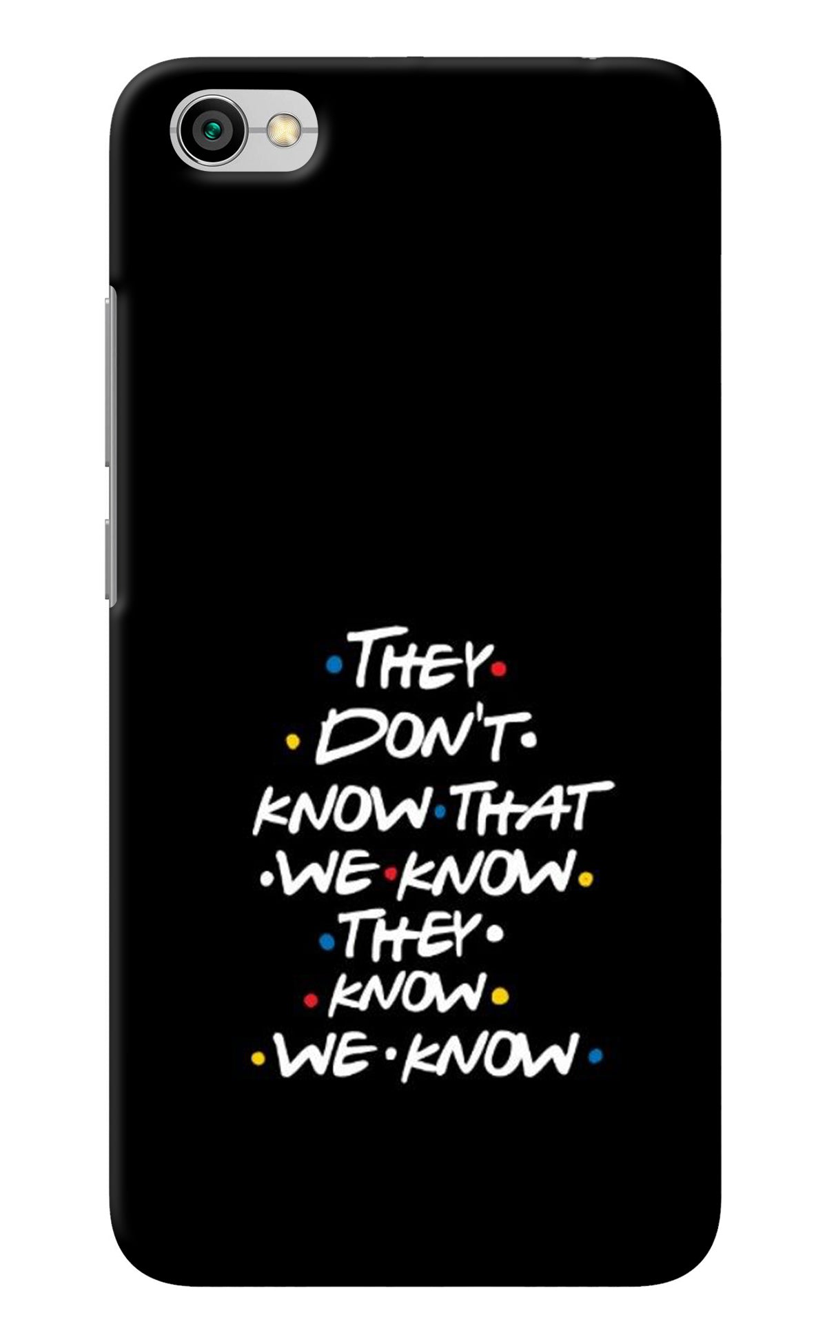 FRIENDS Dialogue Redmi Y1 Lite Back Cover