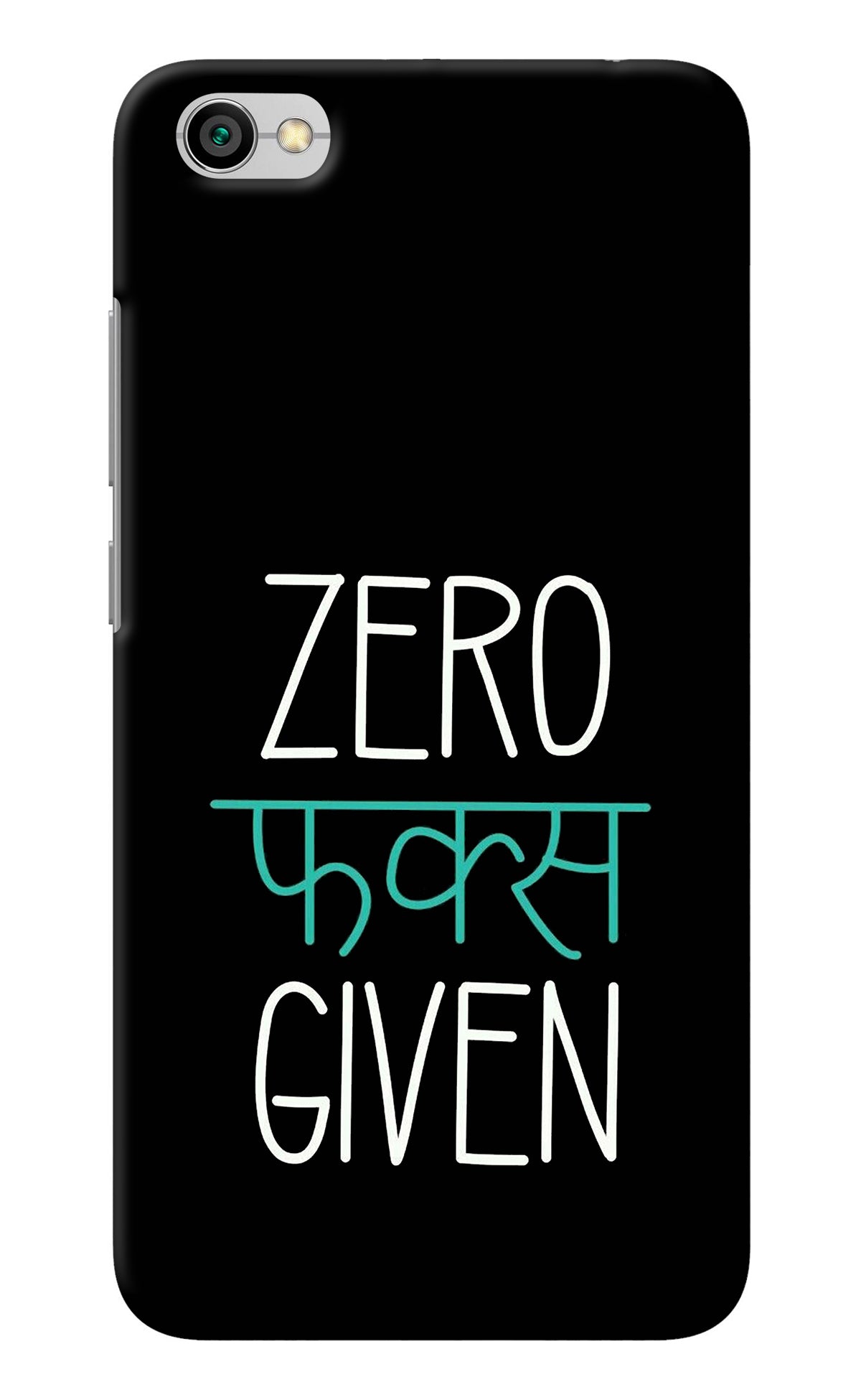 Zero Fucks Given Redmi Y1 Lite Back Cover