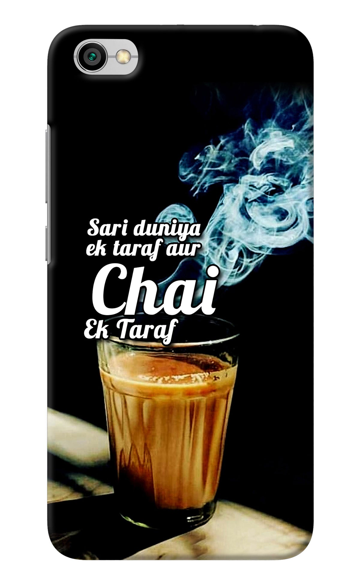 Chai Ek Taraf Quote Redmi Y1 Lite Back Cover