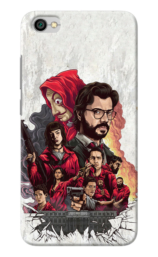 Money Heist Artwork Redmi Y1 Lite Back Cover