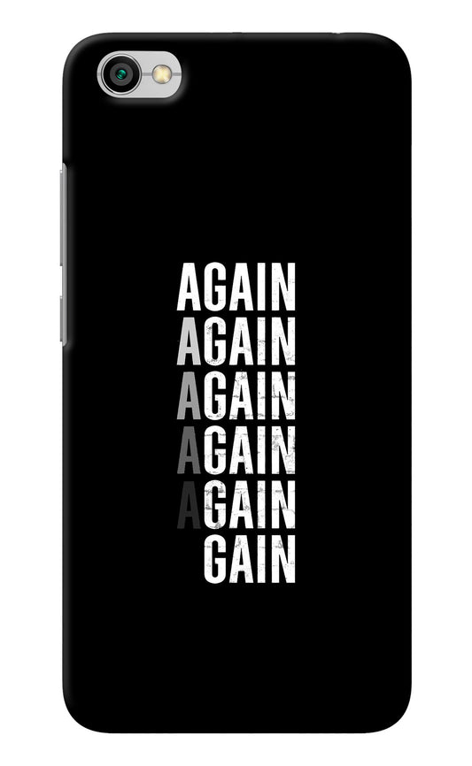 Again Again Gain Redmi Y1 Lite Back Cover