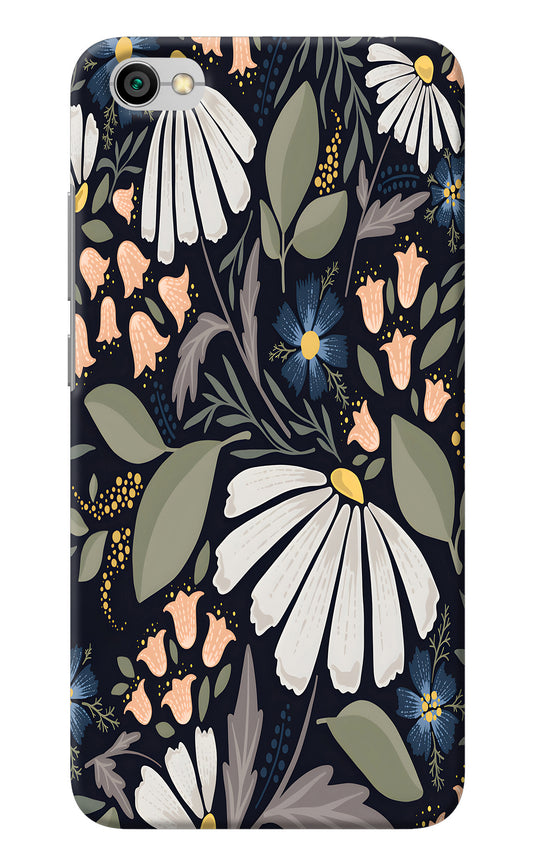 Flowers Art Redmi Y1 Lite Back Cover