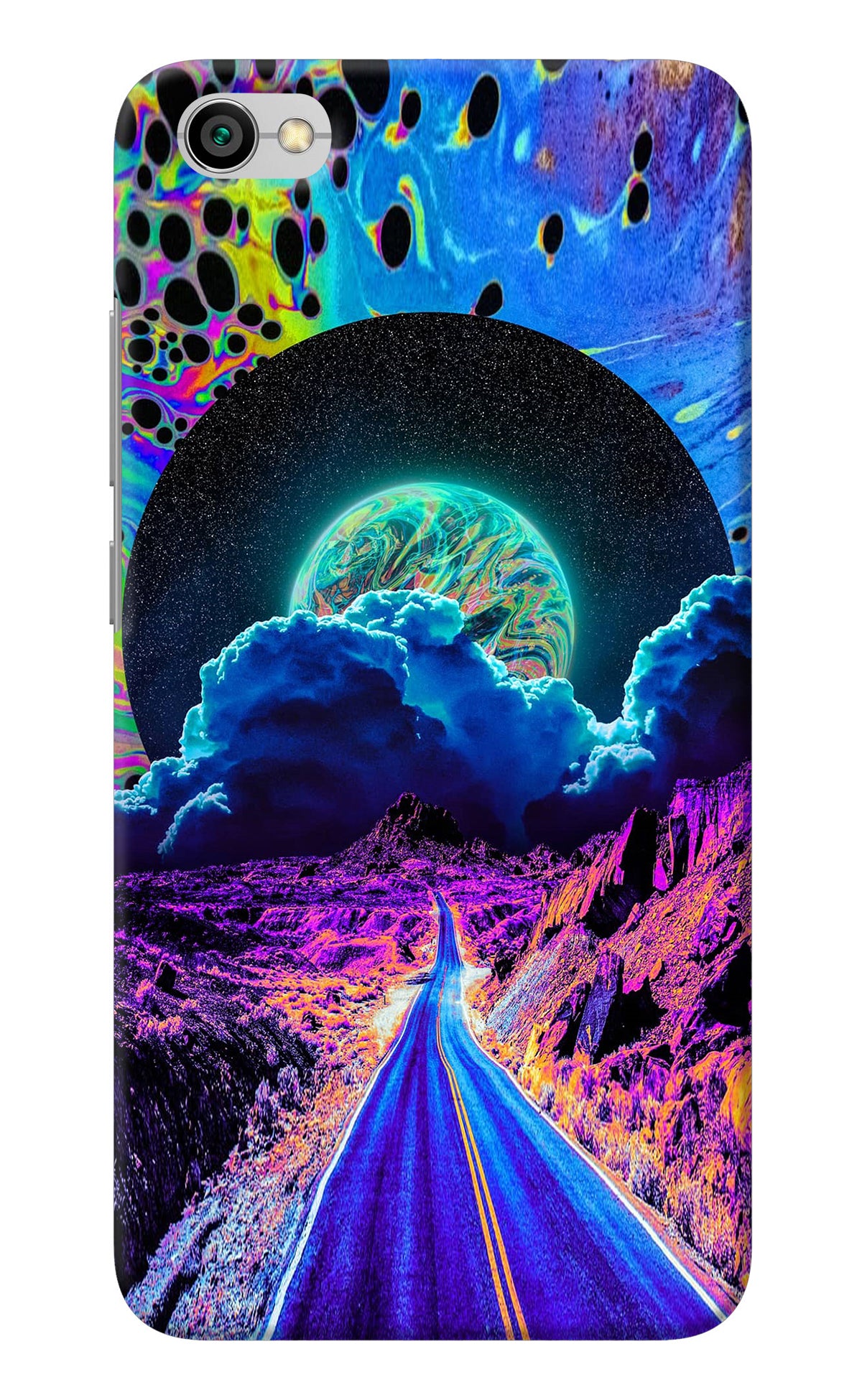 Psychedelic Painting Redmi Y1 Lite Back Cover