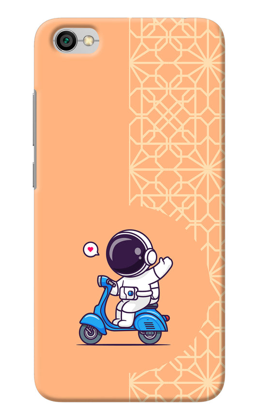 Cute Astronaut Riding Redmi Y1 Lite Back Cover