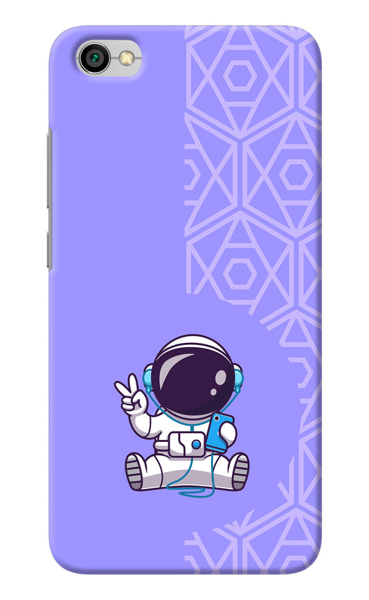 Cute Astronaut Chilling Redmi Y1 Lite Back Cover