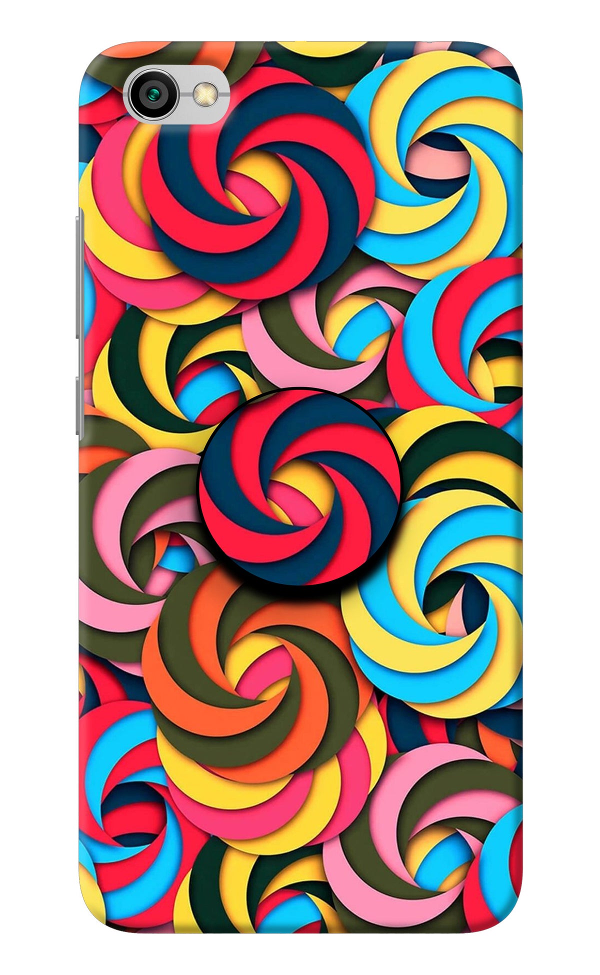 Spiral Pattern Redmi Y1 Lite Pop Case