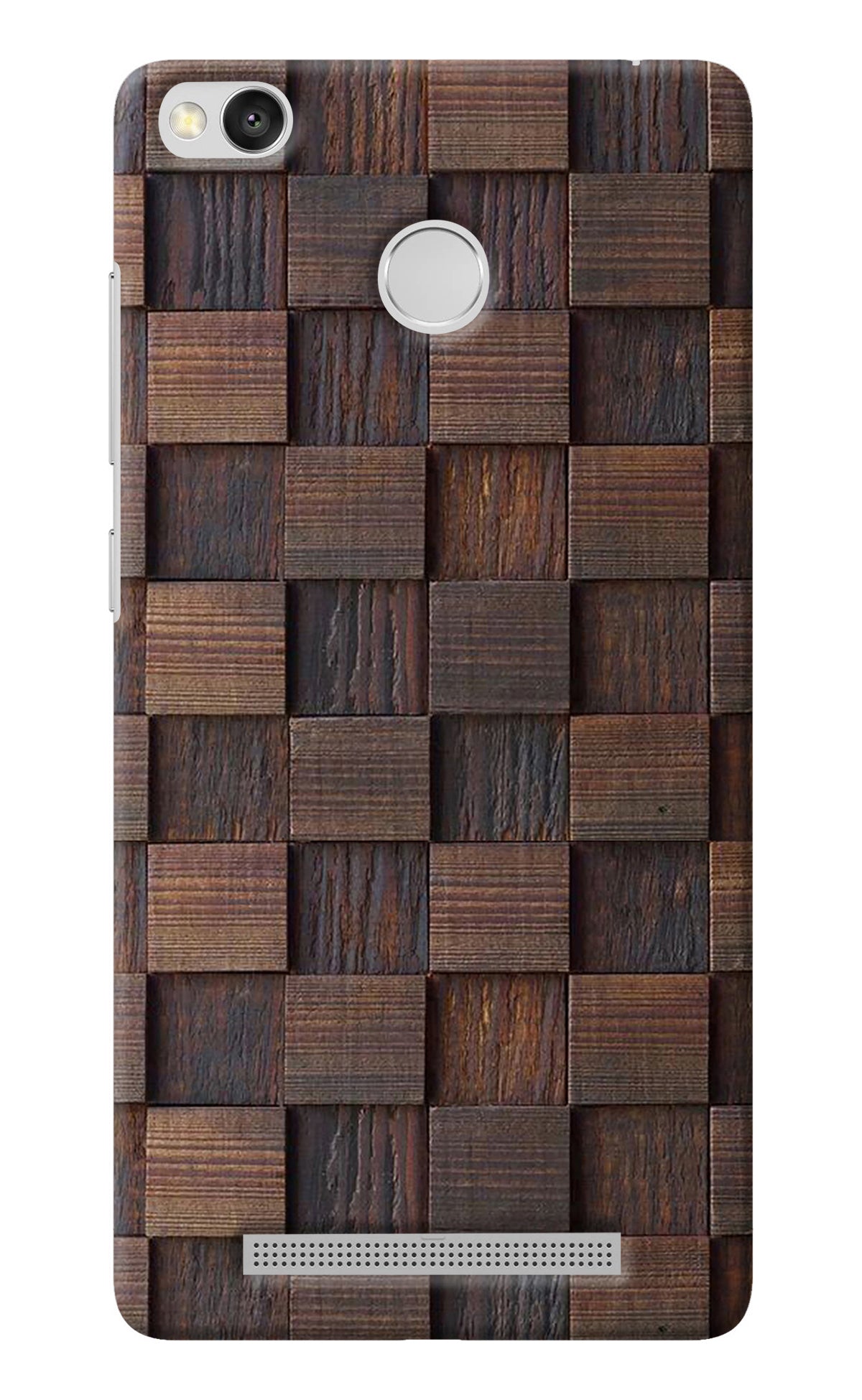 Wooden Cube Design Redmi 3S Prime Back Cover