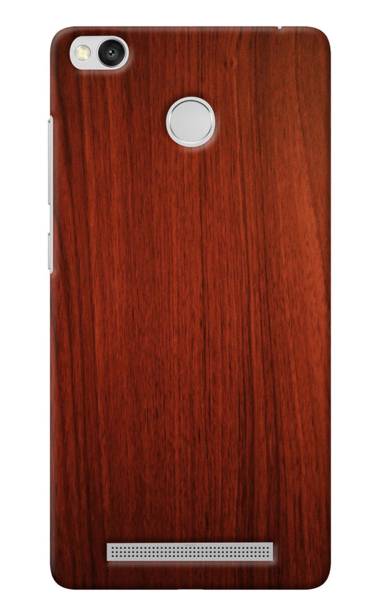 Wooden Plain Pattern Redmi 3S Prime Back Cover