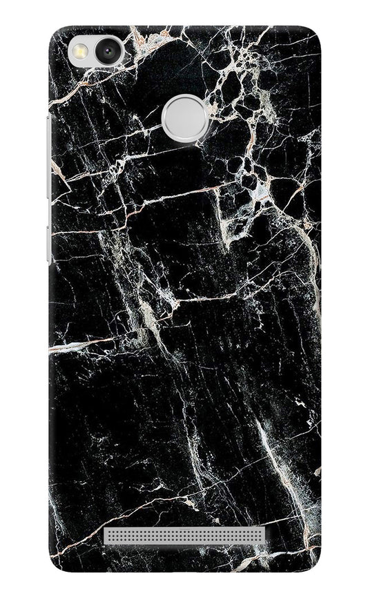 Black Marble Texture Redmi 3S Prime Back Cover