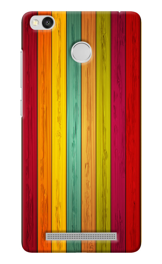 Multicolor Wooden Redmi 3S Prime Back Cover