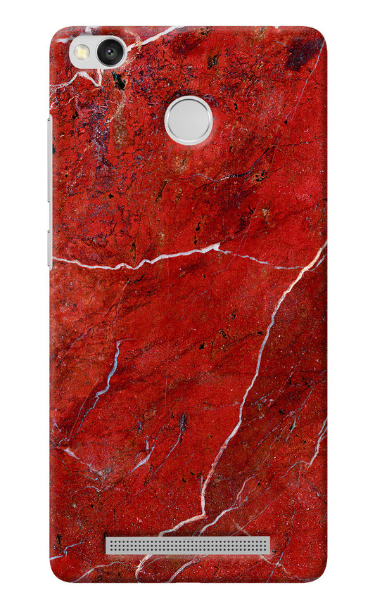 Red Marble Design Redmi 3S Prime Back Cover