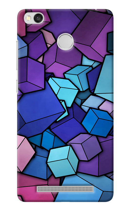 Cubic Abstract Redmi 3S Prime Back Cover