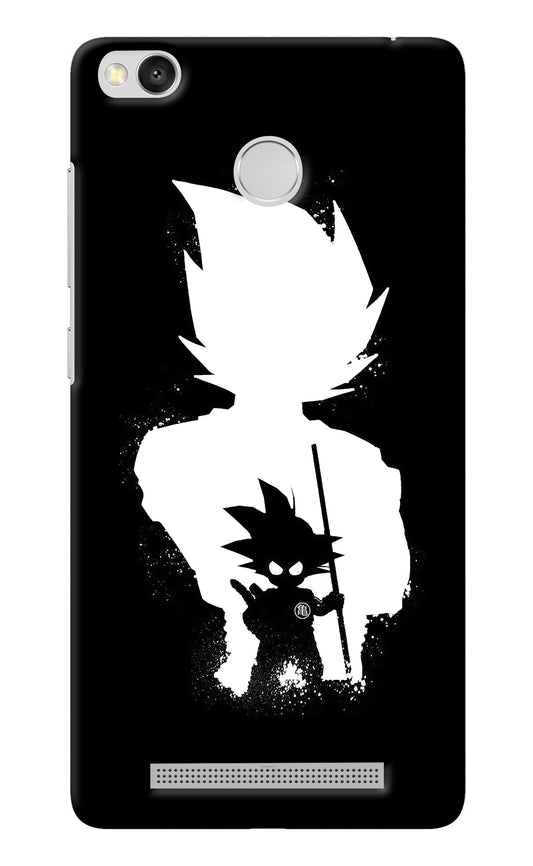 Goku Shadow Redmi 3S Prime Back Cover