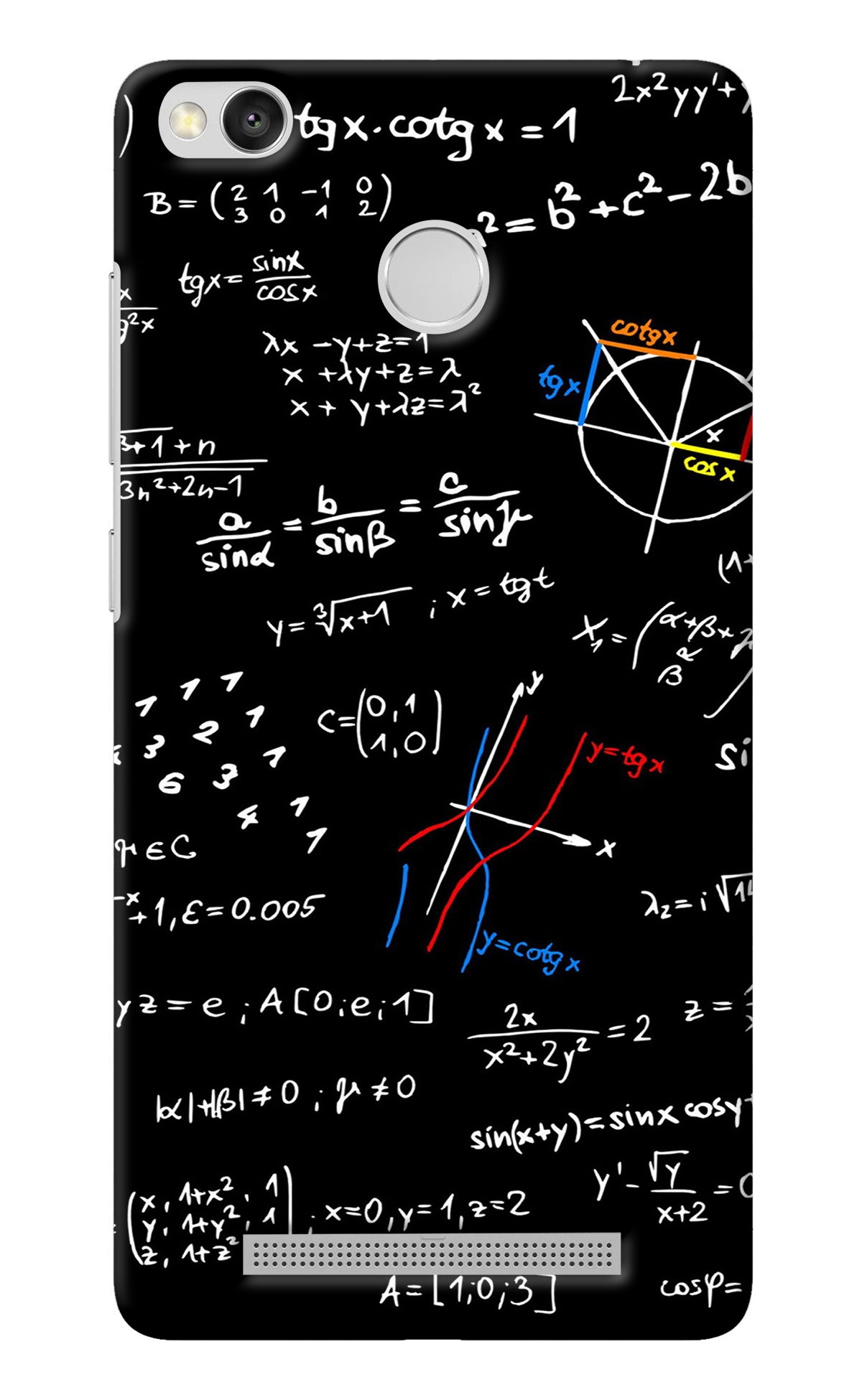 Mathematics Formula Redmi 3S Prime Back Cover