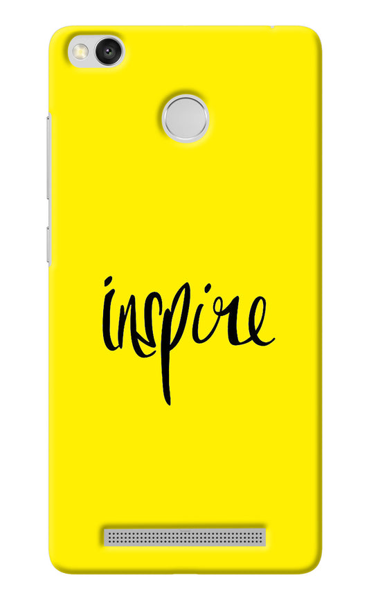 Inspire Redmi 3S Prime Back Cover