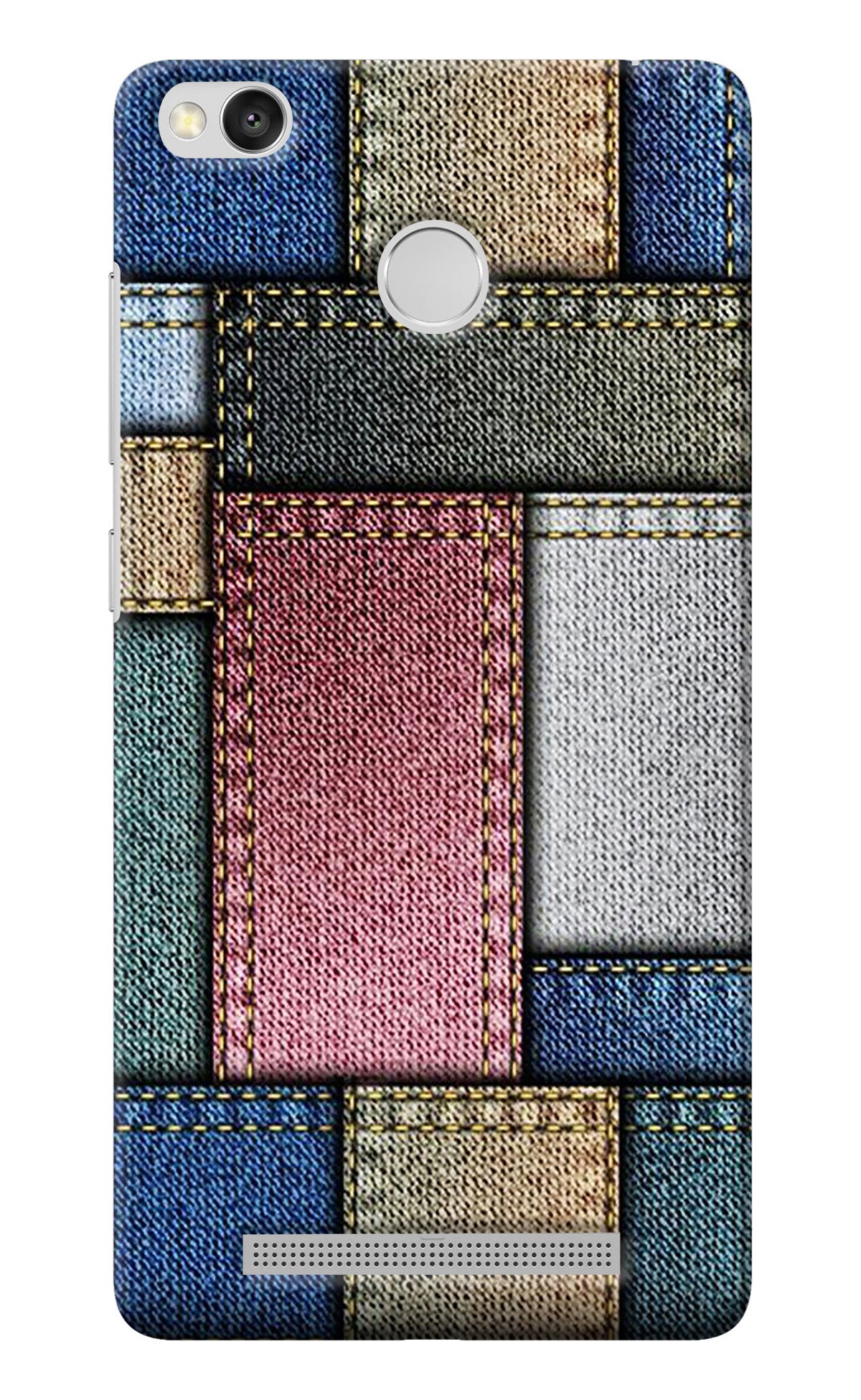 Multicolor Jeans Redmi 3S Prime Back Cover