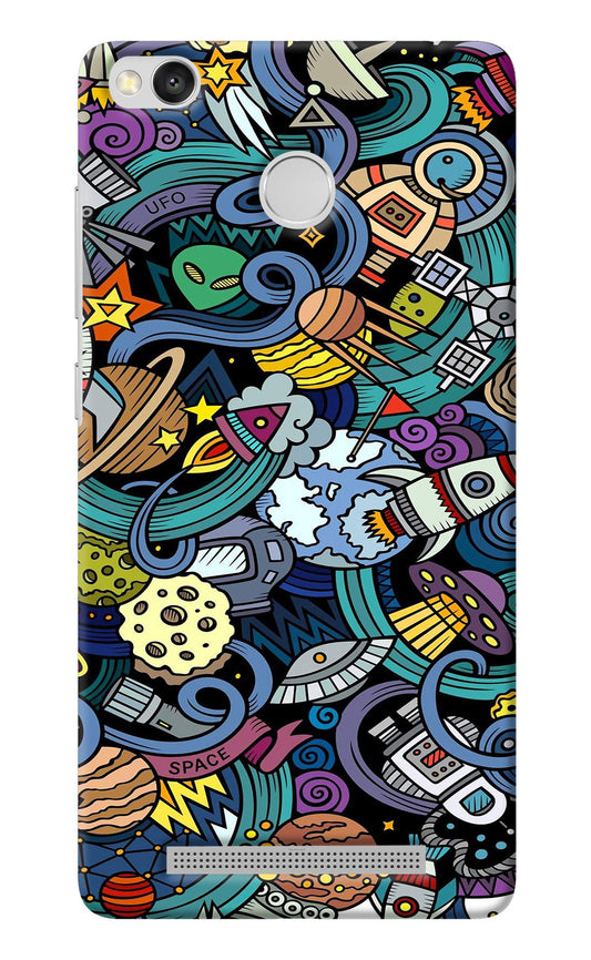 Space Abstract Redmi 3S Prime Back Cover