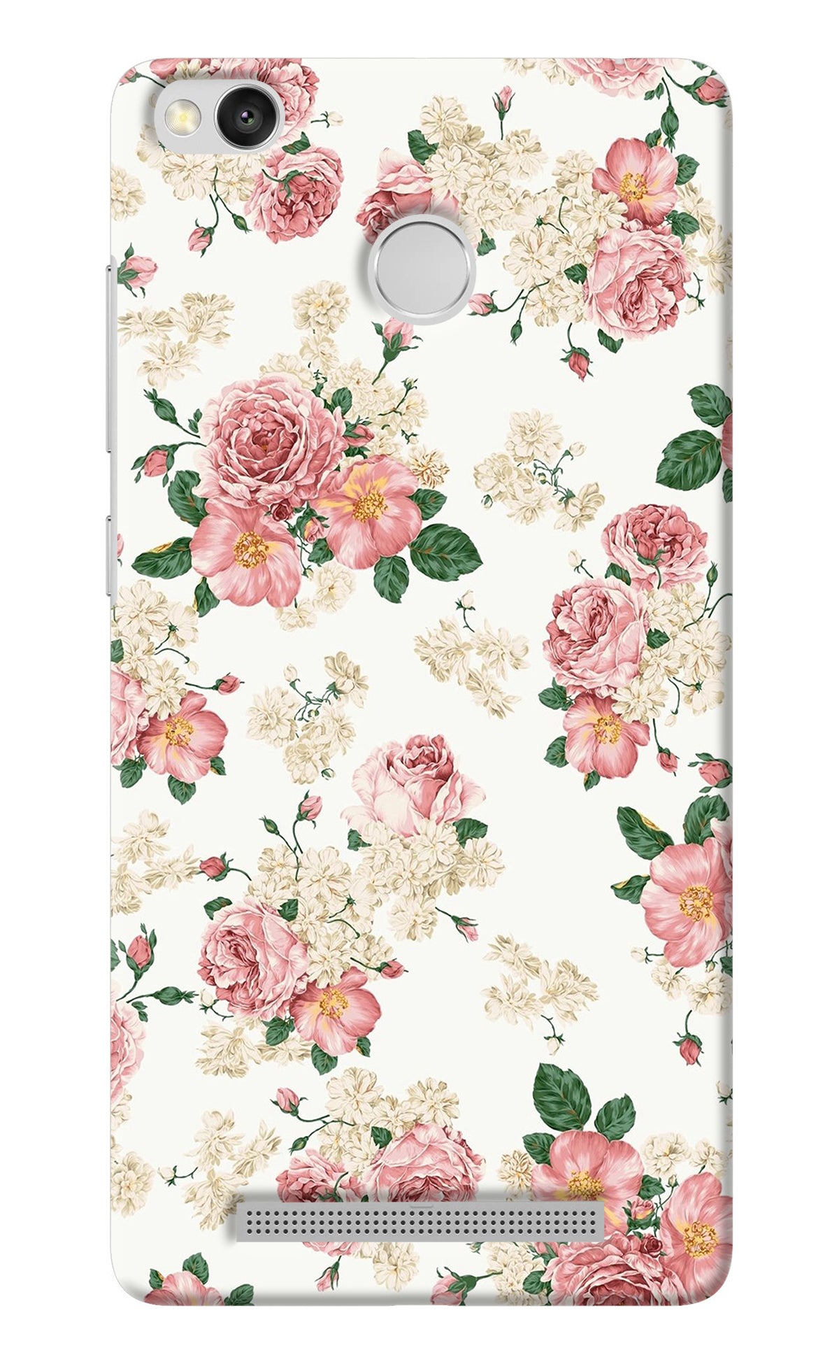 Flowers Redmi 3S Prime Back Cover