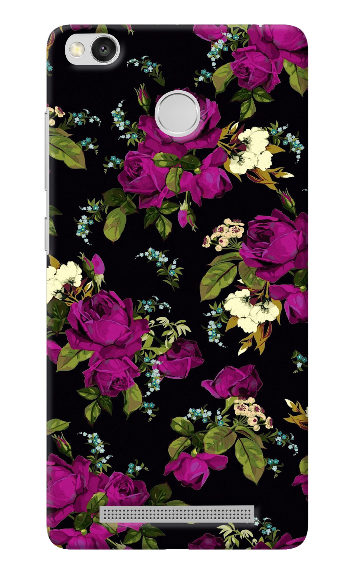 Flowers Redmi 3S Prime Back Cover