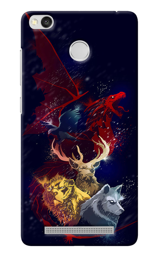 Game Of Thrones Redmi 3S Prime Back Cover