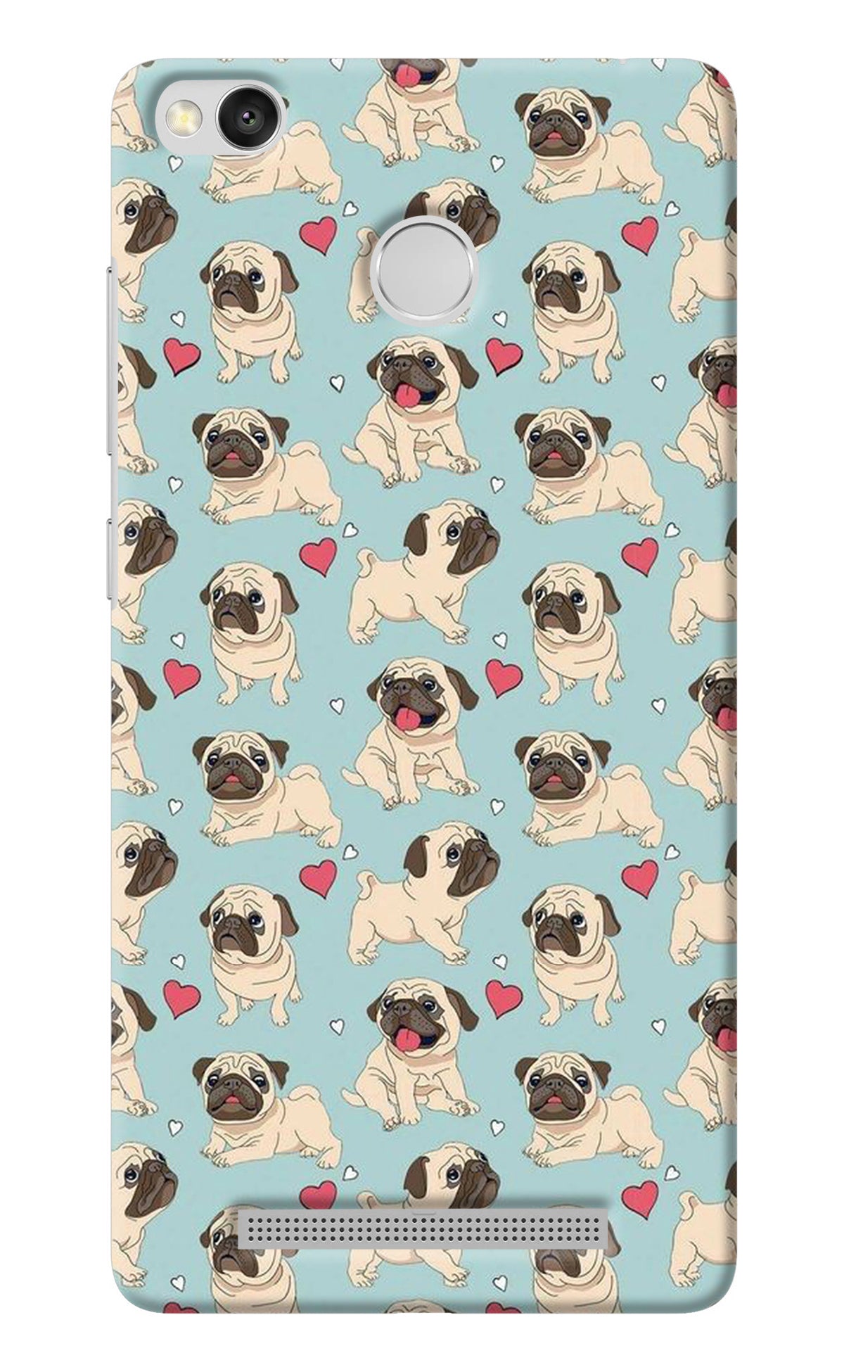 Pug Dog Redmi 3S Prime Back Cover