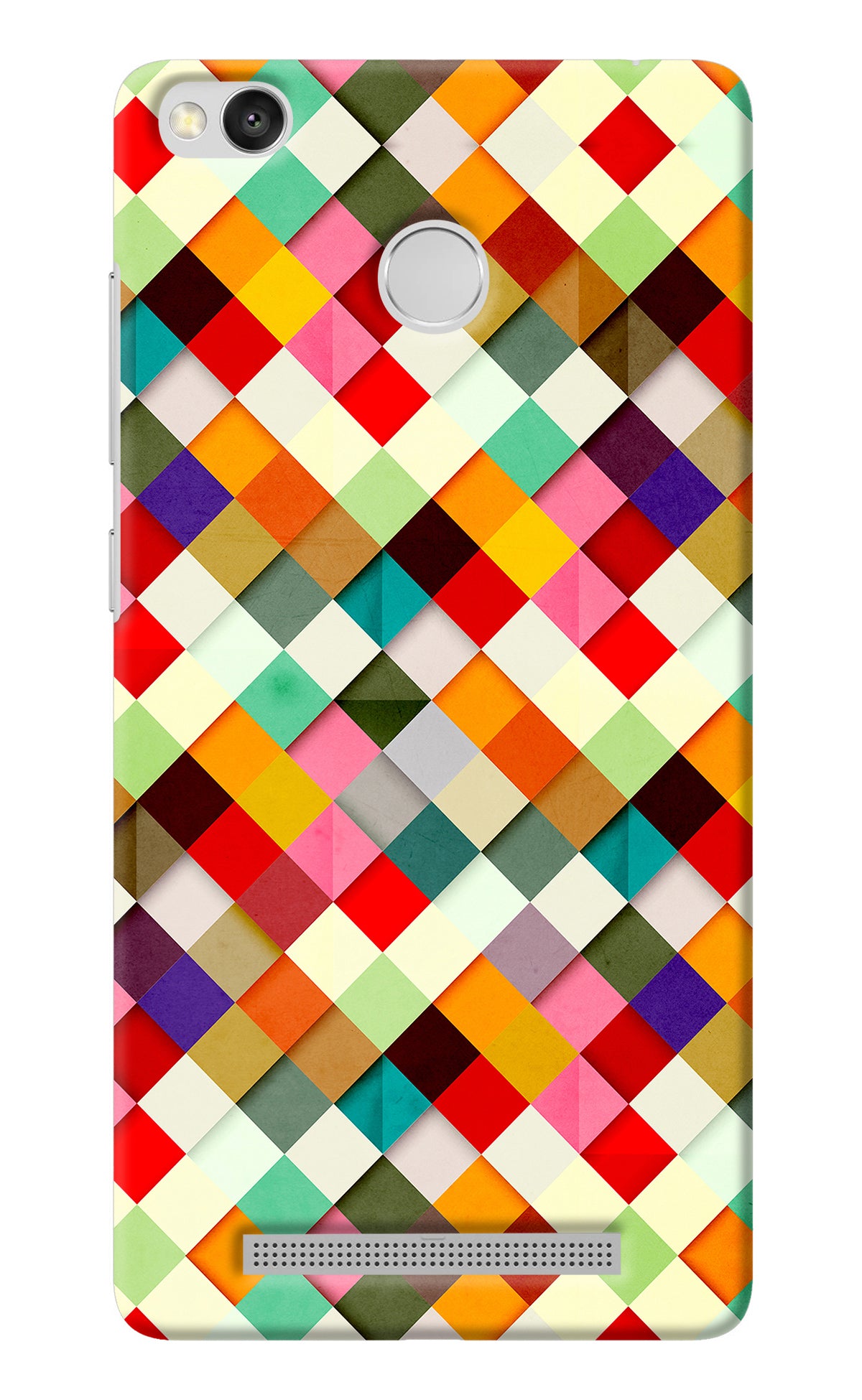 Geometric Abstract Colorful Redmi 3S Prime Back Cover