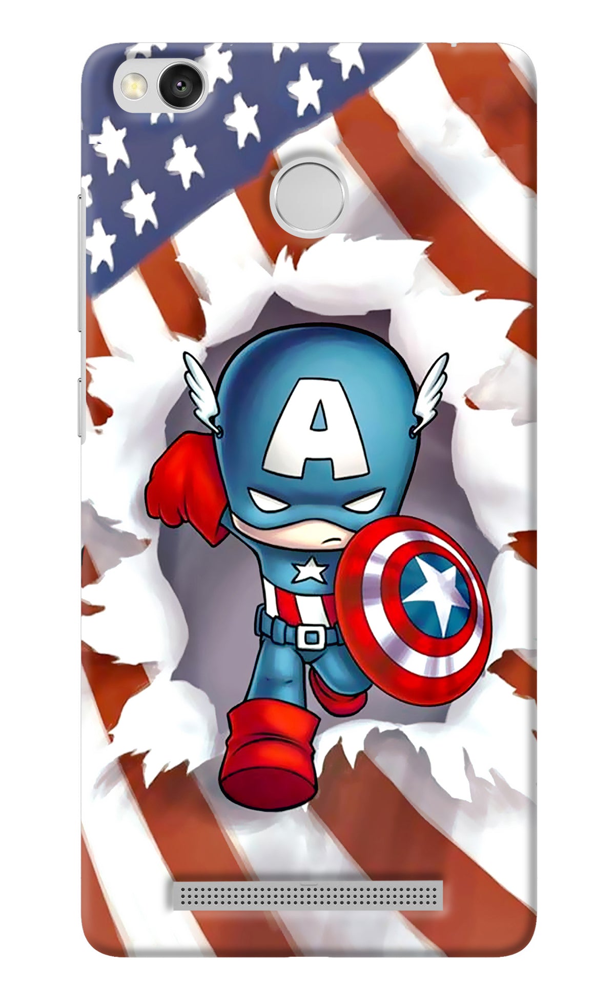 Captain America Redmi 3S Prime Back Cover