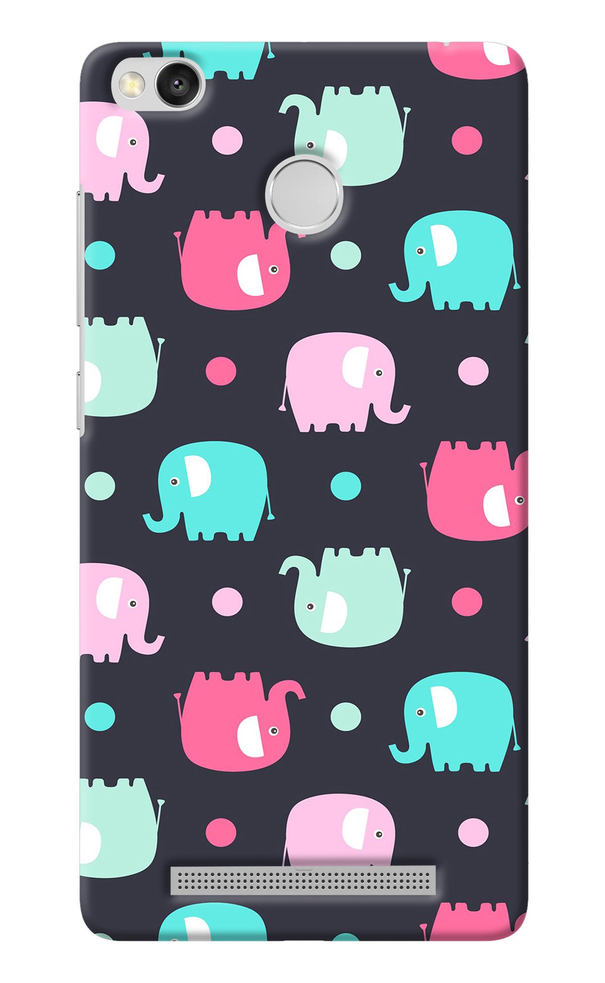 Elephants Redmi 3S Prime Back Cover