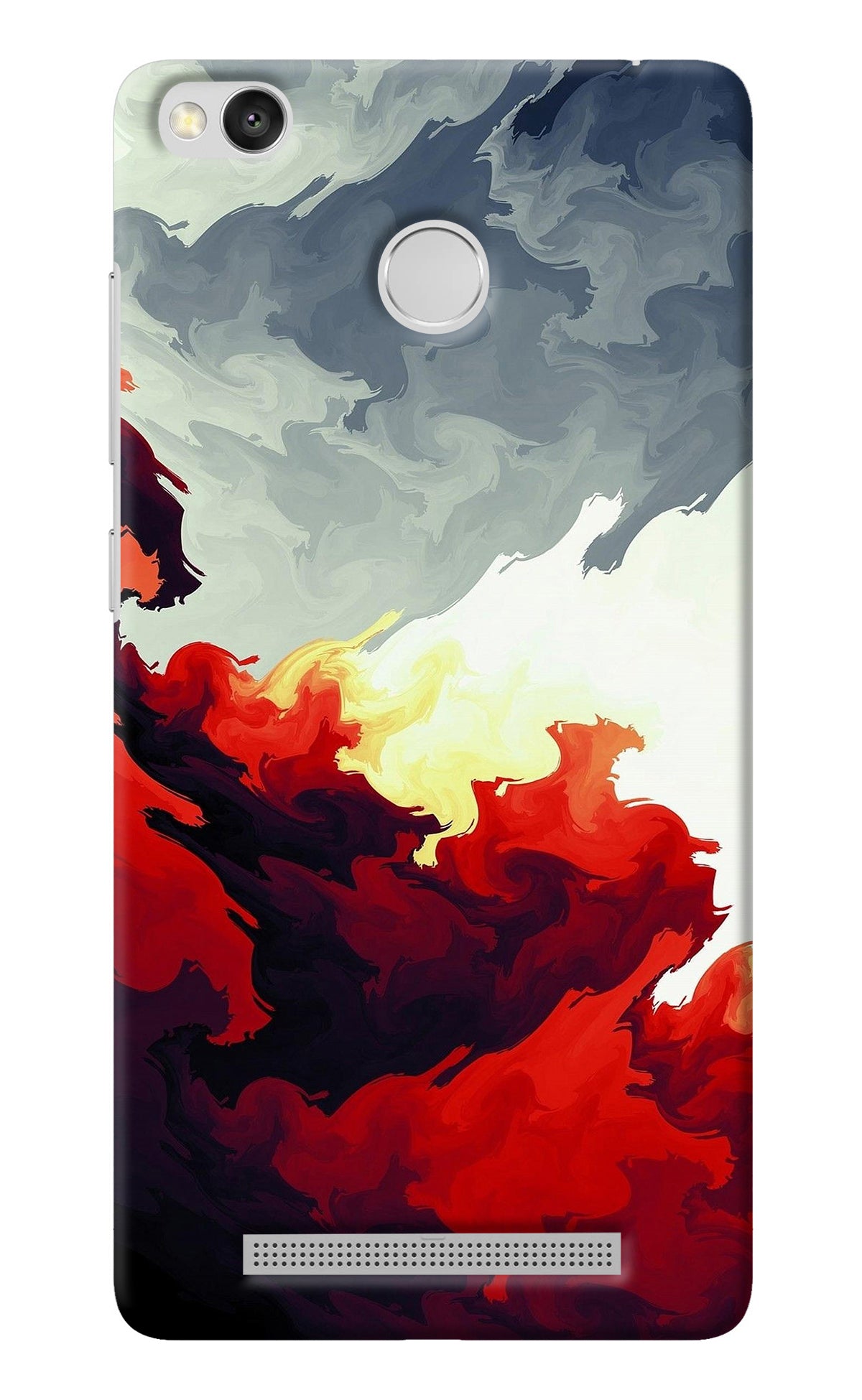 Fire Cloud Redmi 3S Prime Back Cover