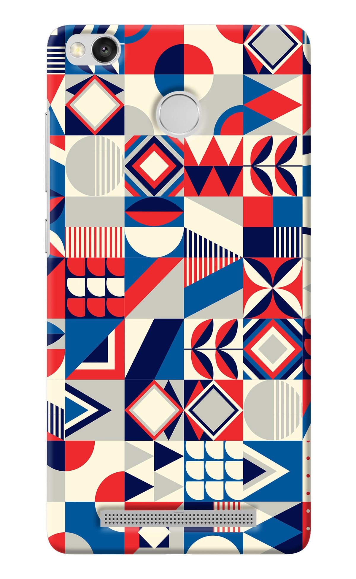 Colorful Pattern Redmi 3S Prime Back Cover