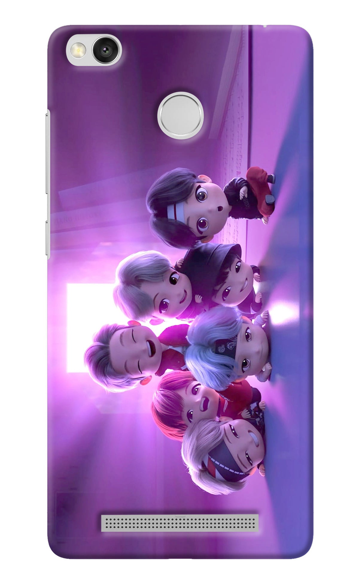 BTS Chibi Redmi 3S Prime Back Cover