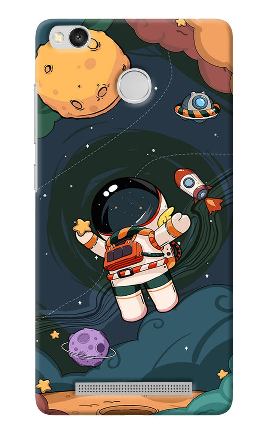 Cartoon Astronaut Redmi 3S Prime Back Cover