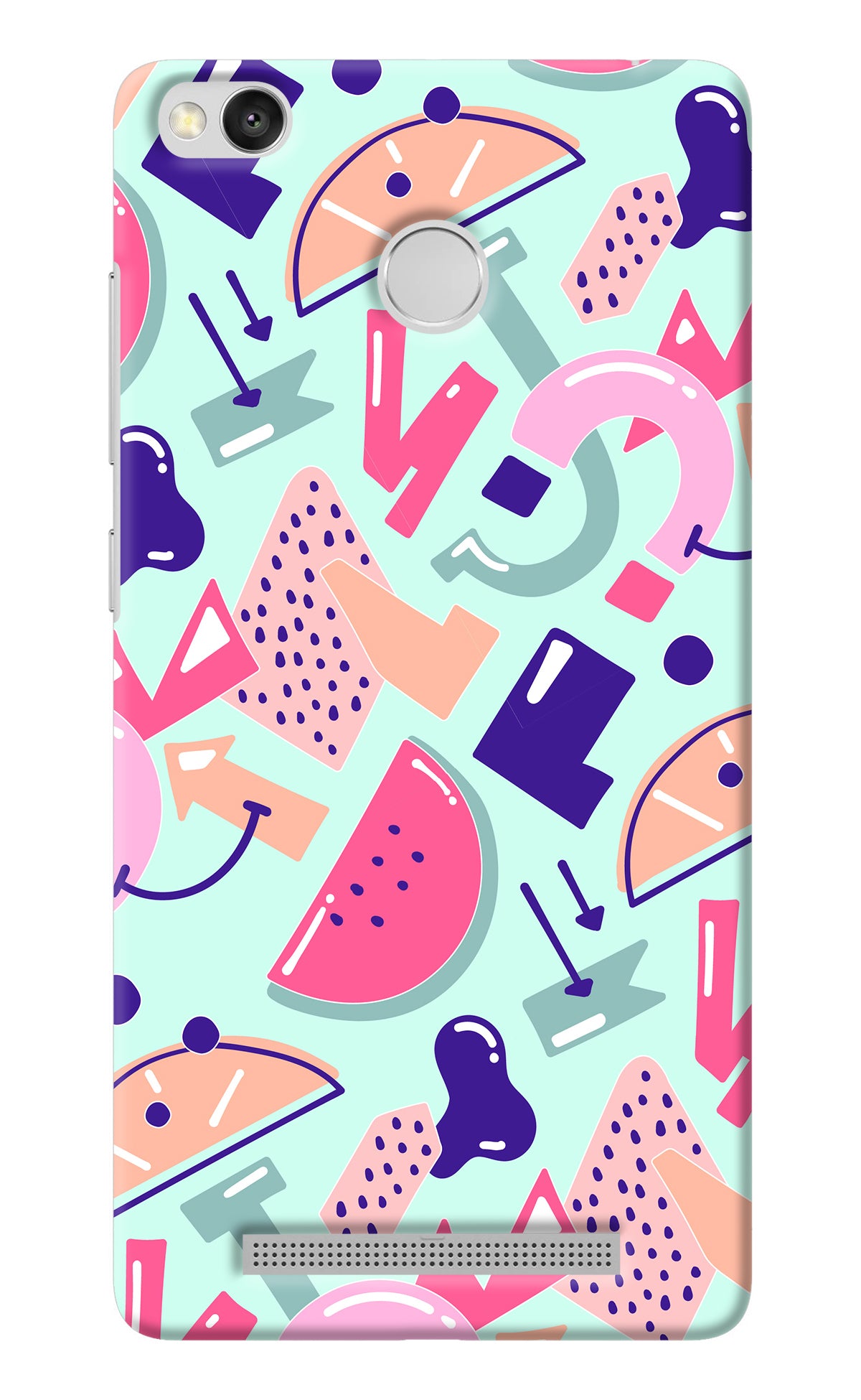 Doodle Pattern Redmi 3S Prime Back Cover