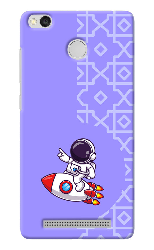 Cute Astronaut Redmi 3S Prime Back Cover