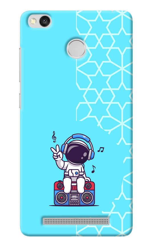 Cute Astronaut Chilling Redmi 3S Prime Back Cover