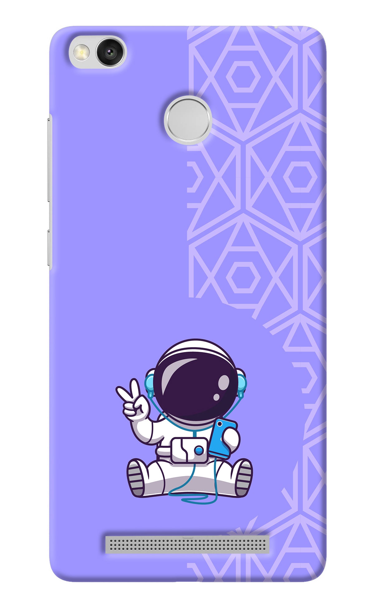 Cute Astronaut Chilling Redmi 3S Prime Back Cover