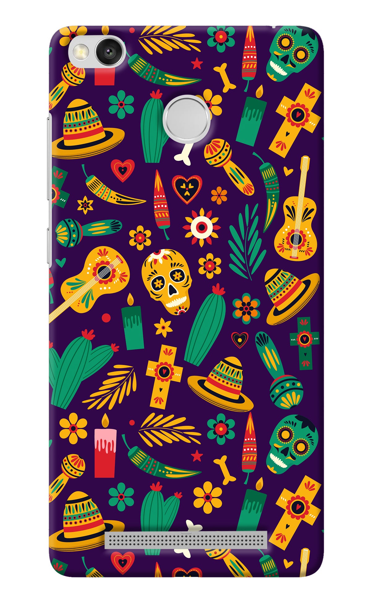 Mexican Artwork Redmi 3S Prime Back Cover