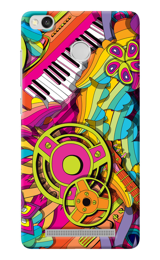 Music Doodle Redmi 3S Prime Back Cover