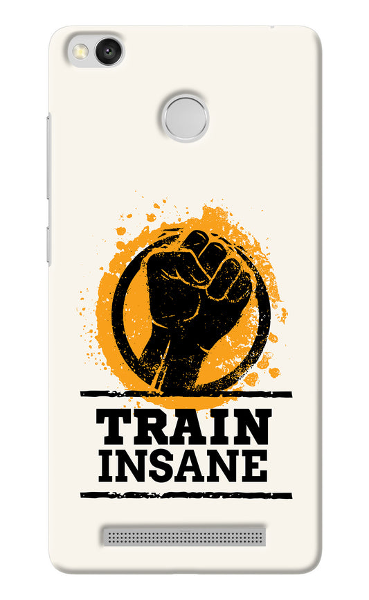 Train Insane Redmi 3S Prime Back Cover