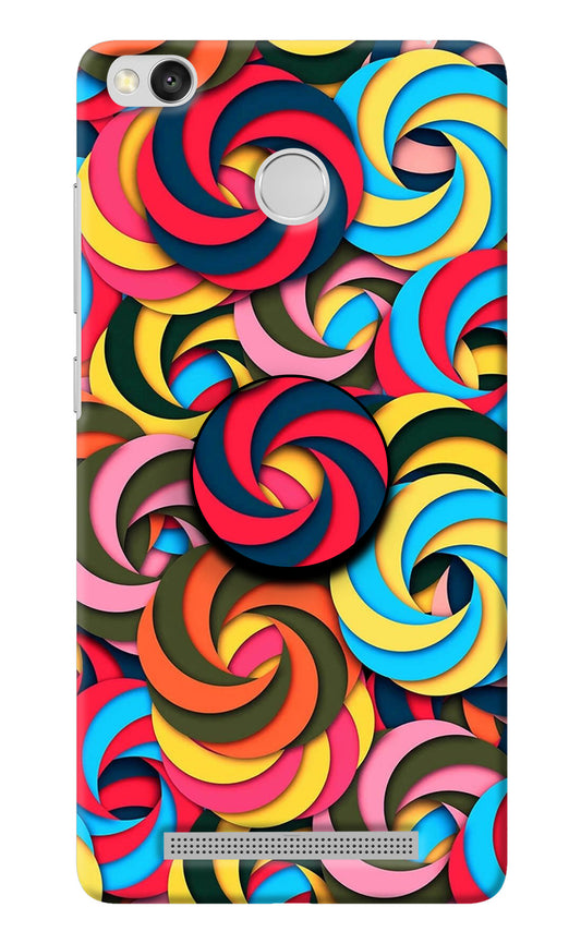 Spiral Pattern Redmi 3S Prime Pop Case