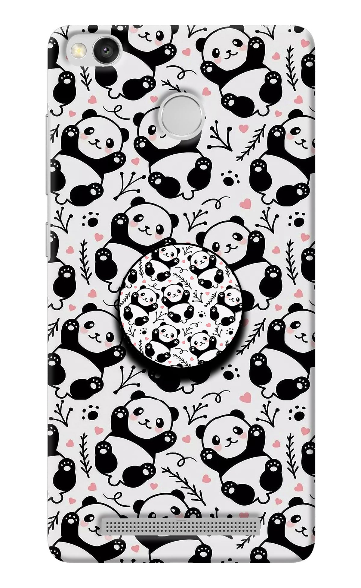 Cute Panda Redmi 3S Prime Pop Case