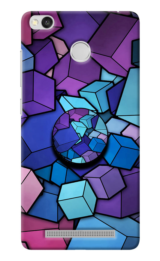 Cubic Abstract Redmi 3S Prime Pop Case