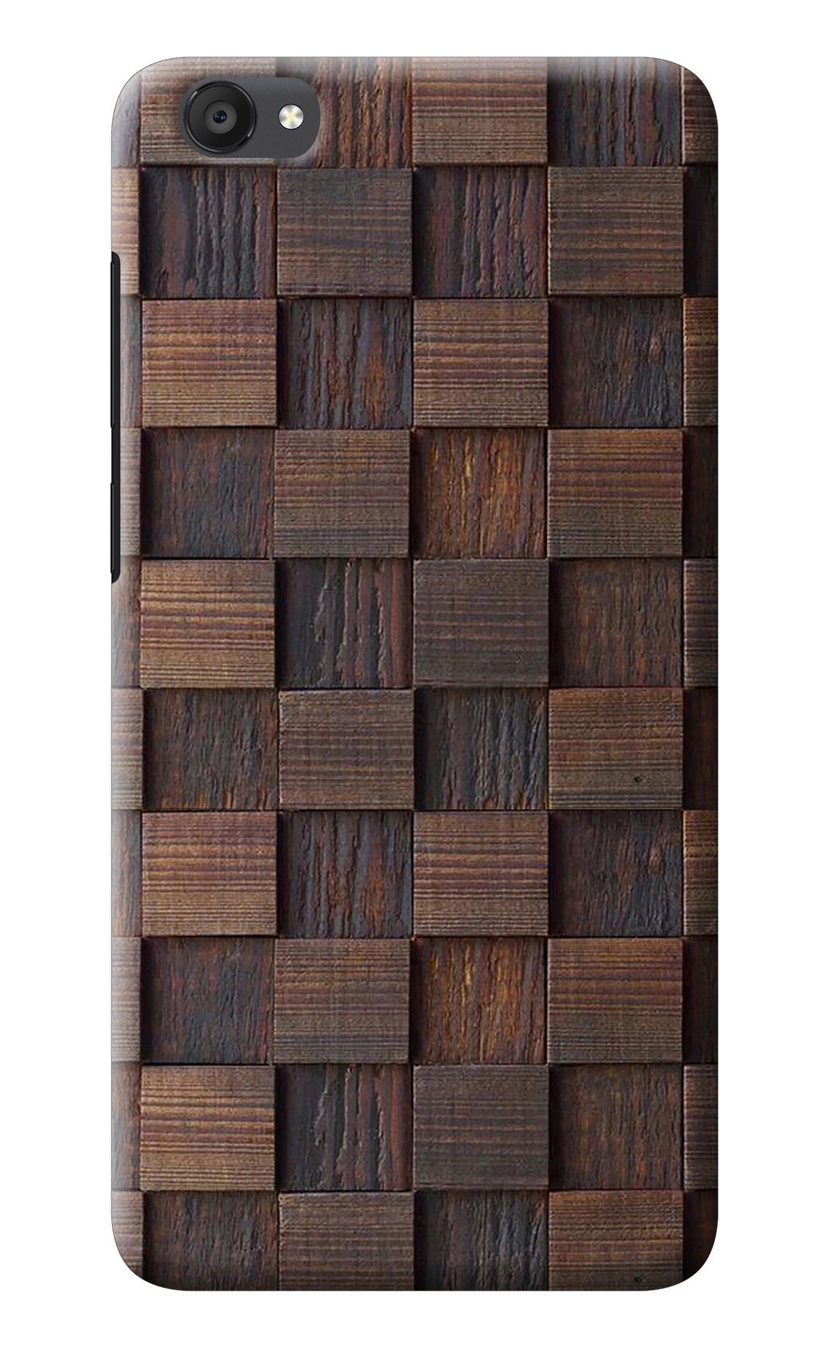 Wooden Cube Design Vivo Y55s Back Cover